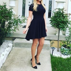 Express high low black dress
